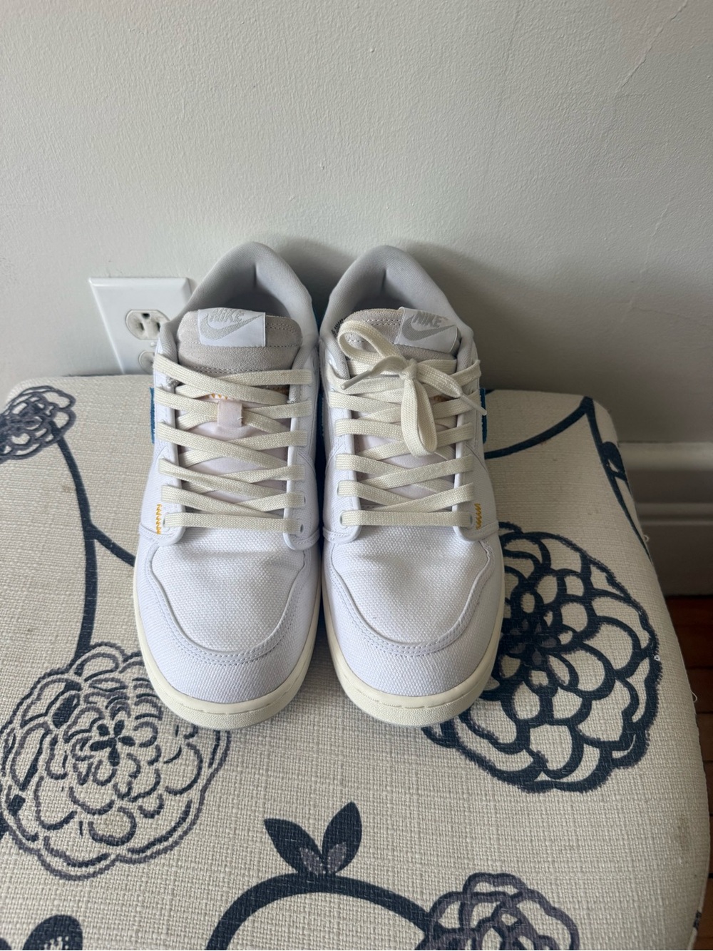 Nike Jordan AJKO 1 Low Union LA White Blue Canvas Men’s Size 10.5 GOAT